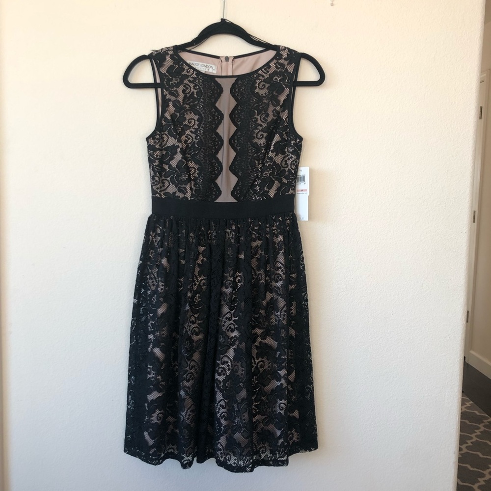Maggy London Lace Dress • Black • Sz 2P